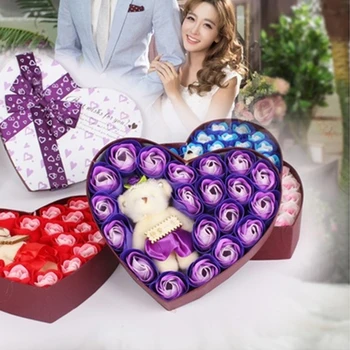 

Elegant Rose Flower Soap Flower Gift Party Favors Valentine's Day Supplies Gift