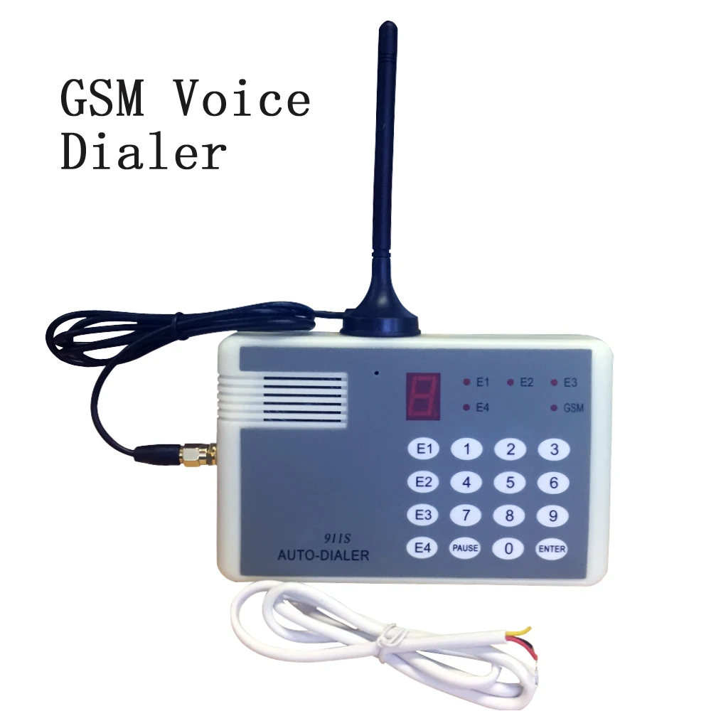 911S 4G GSM Voice Dialer SIM Card 850/900/1800/1900MHz Emergency Call