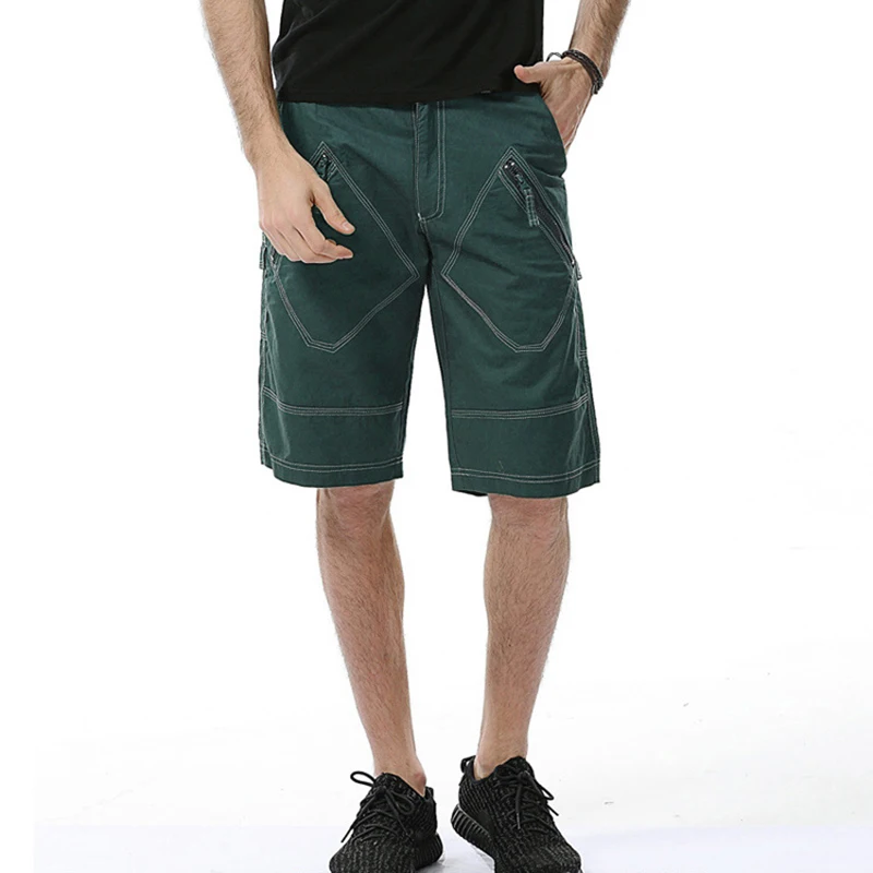 New Summer Men's Casual Five-point Pants Fashion Outerwear Men Pure Cotton Solid Color Overalls Shorts Plus Size 29-40 best casual shorts