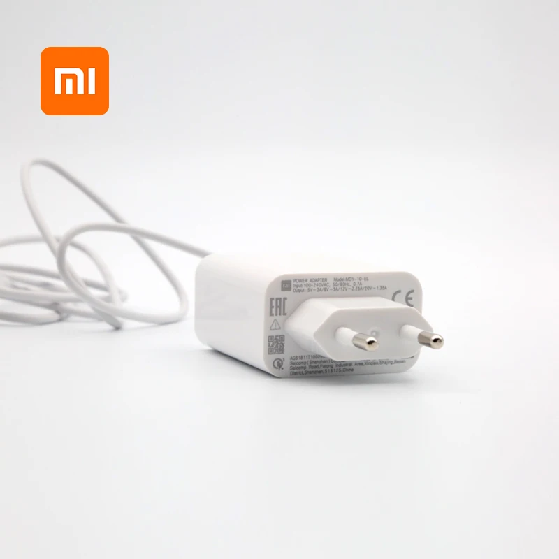 Фото Быстрое зарядное устройство Xiaomi 27 Вт оригинальный EU QC 4 0 турбо адаптер для Быстрое зарядное устройство Xiaomi 27 Вт оригинальный EU QC 4 0 турбо адаптер для