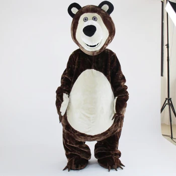 

cosplay costumes Dark brown Bear Mascot Costume Mascot adult Costume