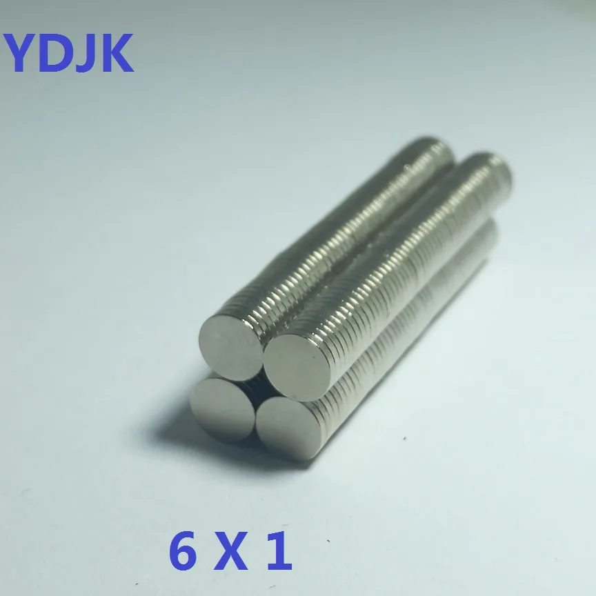 500 шт./лот дисковый магнит 6x1 N35 Магниты 6 x 1 6*1 | Обустройство дома