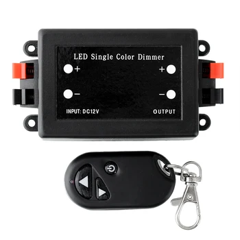 

Wireless Convenient LED Light Dimmer Remote Controller Control Switch 12V 24V