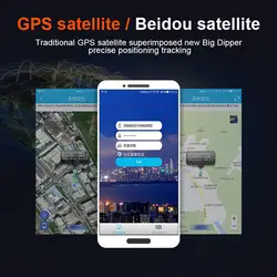 Мини-gps-локатор водонепроницаемый Встроенный магнетизм батарея LBS/GSM устройство слежения для детские животные автомобиль OD889