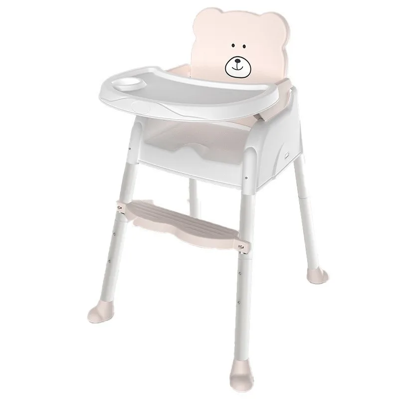 Safety Protection Luxury Quality Feeding Eat Child Kid Chair Highchair Adjustable With Table Multifunctional Plastic Baby Seat