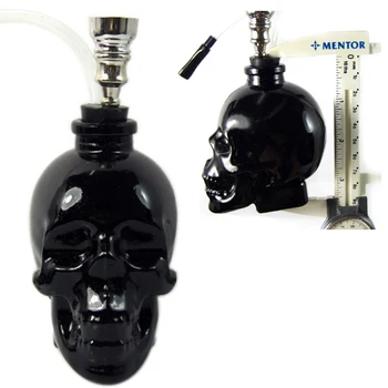 

2pcs Herb Tobacco Glass Smoking Pipe Skull Shape Pipes Pipa Pipas Tubo Grinder Cigar Shisha Chicha Tool Cigarette Accessories