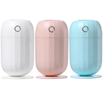 

300ml Ultrasonic USB Air Humidifier Aroma Essential Oil Diffuser w/LED Lamp Oil Diffuser USB Fogger Mist Maker for Home Office
