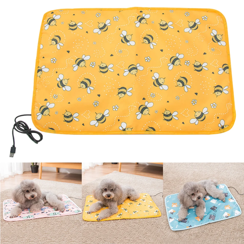 Pet USB Грелка собака кошка водонепроницаемый Электрический нагревательный коврик подогреватель коврик кровать одеяло