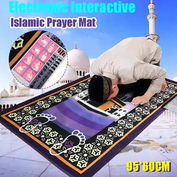 

Children Educational Prayer Mat Quran Word Reading Reader Mat Islamic Coran Muslim Prayer Read Digital Speaker Rug Kids Gift