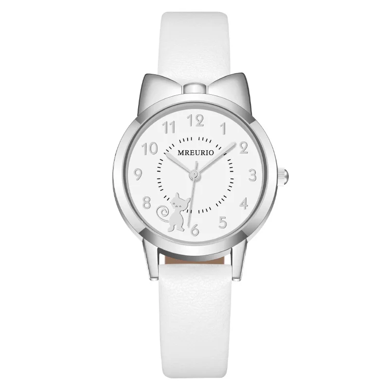 

Child Pink Cat Watch for Cute Girl Fashion Casual Women Quartz Watches Best Gift For Kids Birthday montre enfant Beauty Girl
