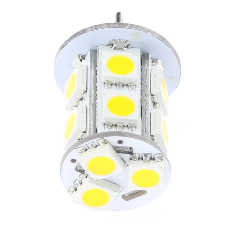 Светодиодная лампа G6.35 GY6.35 с регулируемой яркостью 13LED 5050 SMD AC/DC 24V 2 5 W белый теплый