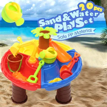 

22Pcs Summer Digging Pit For Children Bucket Outdoor Kids Seaside Beach Toy Set Water Sandglass Play Sand For Children Kids