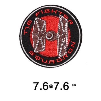 

Embroidered patches music THE FIGHTER SQUADRON iron on patches for clothes