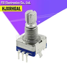 5 шт. Сливовая ручка 15 мм Поворотный кодовый кодирующий переключатель/EC11/цифровой потенциометр с выключателем 5 Pin