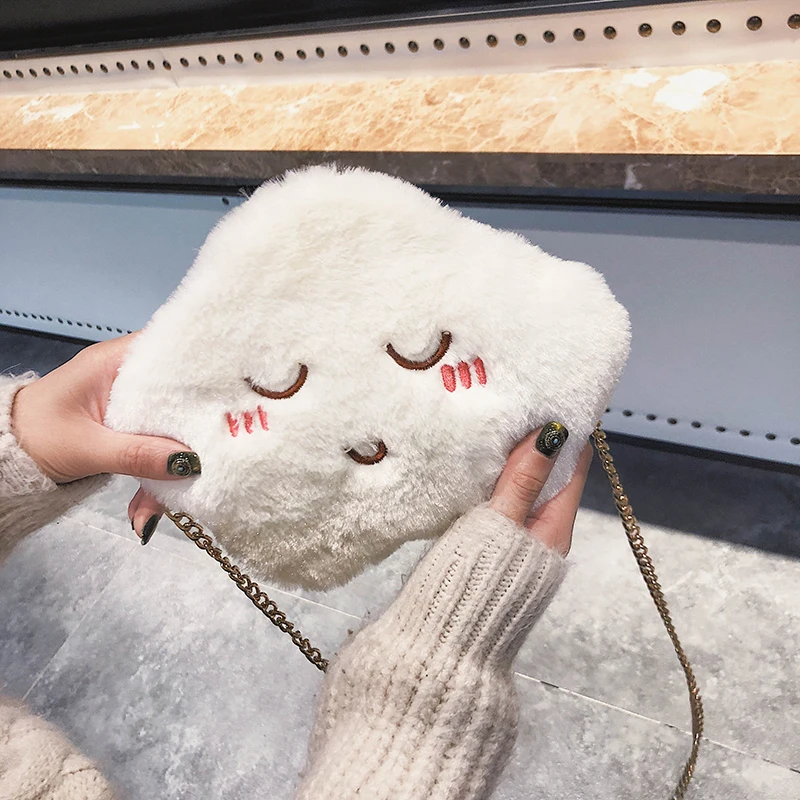

Lolita High Quality Fluff Cute Girl Cartoon Bag High Quality Duck Messenger Bag Low Wholesale Sale