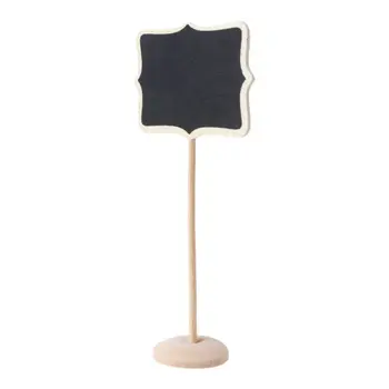 

1 PC Mini Wooden Blackboard Chalkboard Message Note Holder Wedding Party Decor