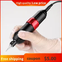 Новейшая, Вращающаяся насадка для татуировочной машины Картридж ручка для тату мотор Перманентный макияж машина для боди-арт тату поставить EM129