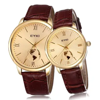 

2019 New Men's and Women's Watches Leather Strap Fashion Luxury Men's and Women's Quartz Watch Couple Watches Relogio Masculino