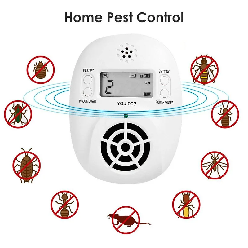 2 in 1 Wireless Electronic Pet Dog Fence Indoor Pet Barriers Management System with Pest Repellent Dog Training Collar Receivers4