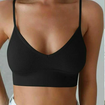

2020 Summer Women Sexy Sports Bra Shockproof Running Seamless Bralette Gym Vest Backless Comfort Stretch Fitness Accessories