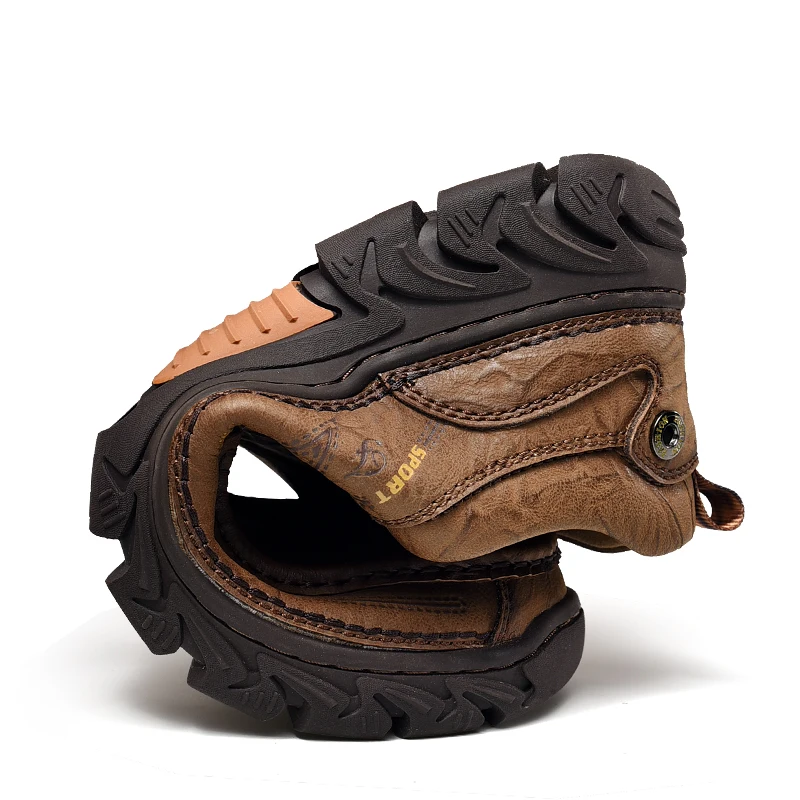 Новая мужская обувь Высокое качество натуральная кожа повседневные дышащие Мокасины Лоферы легкие кроссовки Большие размеры 39-48