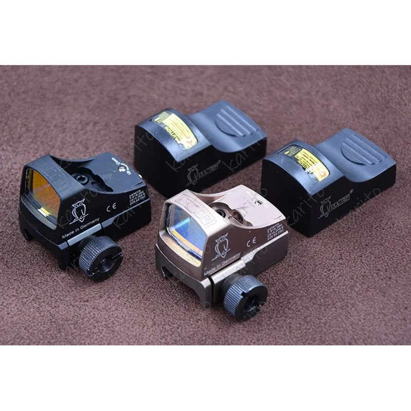 Hunting Shooting Mini Reflex 1x Red Dot Sight Scope 20mm Weaver Mount Base DOC III | Спорт и развлечения