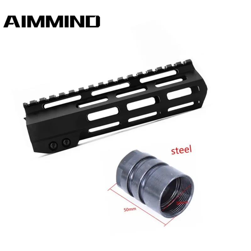 7 &quotдюймовый AR15 M4 свободный поплавок M LOK Handguard Picatinny Rail тонкий стиль со стальной