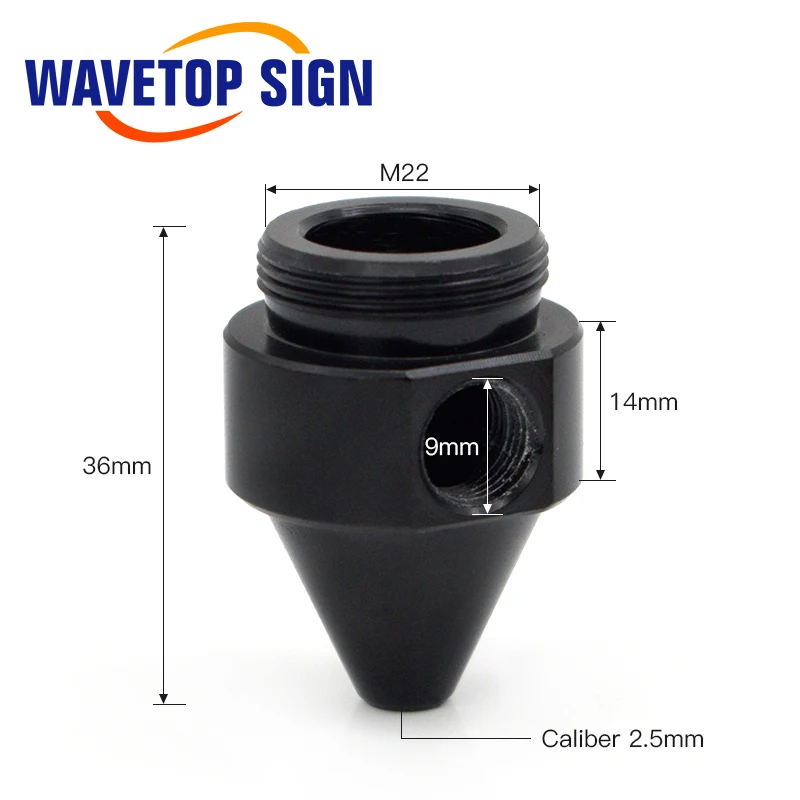 Воздушное сопло WaveTopSign для линз диам.20 FL50.8 или лазерной головки на станке резки