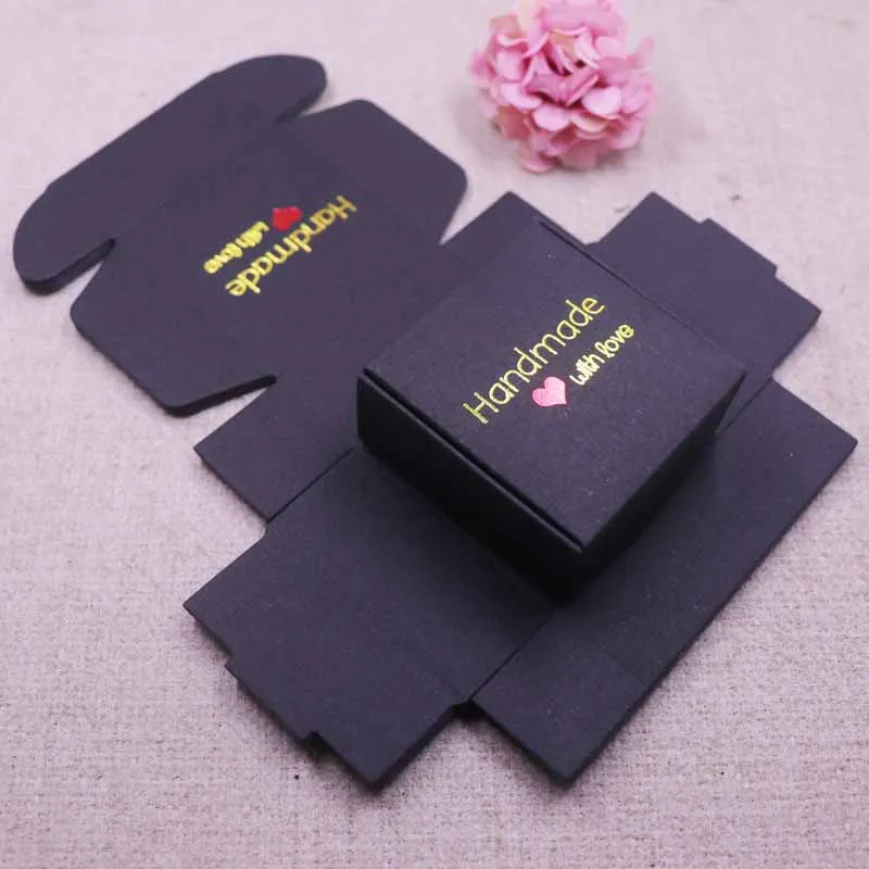 55X55X25MM9 DIY несколько стилей подарок/конфеты/упаковочная коробка DIY ручной работы с любовью картонная подарочная посылка& Свадьба любимая коробка красное сердце - Цвет: 55X55X25MM9