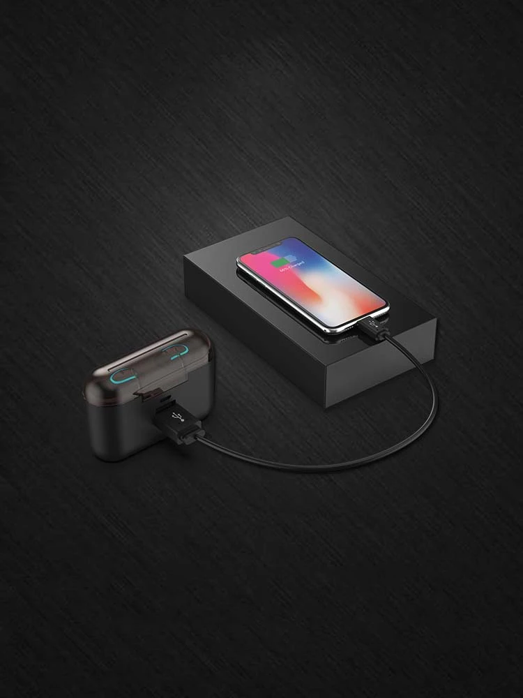 FBYEG беспроводные наушники Bluetooth 5,0 TWS гарнитура HIFI мини-наушники-вкладыши для спорта и бега Поддержка iOS/Android телефонов HD вызов