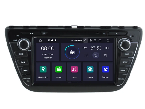 RUISO 4g+ 64g 8-Core dvd-плеер для автомобиля Android 9,0 для SUZUKI Крест автомобильный мультимедийный DVD Авто Радио Стерео 1080P GPS wi-fi DVR dab obd ips