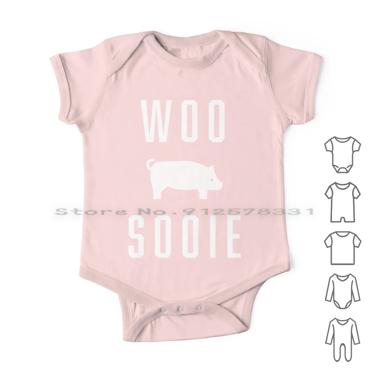 

Woo Pig Sooie Newborn Baby Clothes Rompers Cotton Jumpsuits Clancy Rodgers Clancy Rogers Football Uofa School Hogs Basketball