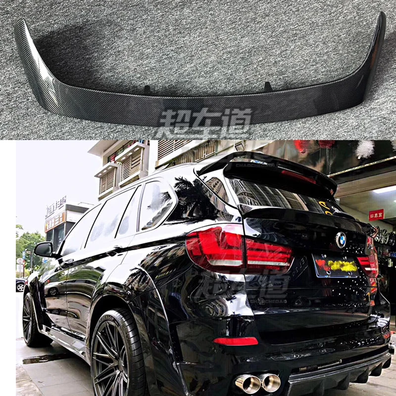 Auto Styling Koolstofvezel Kofferbak Dak Lip Spoiler Boot Vleugel Cover ...