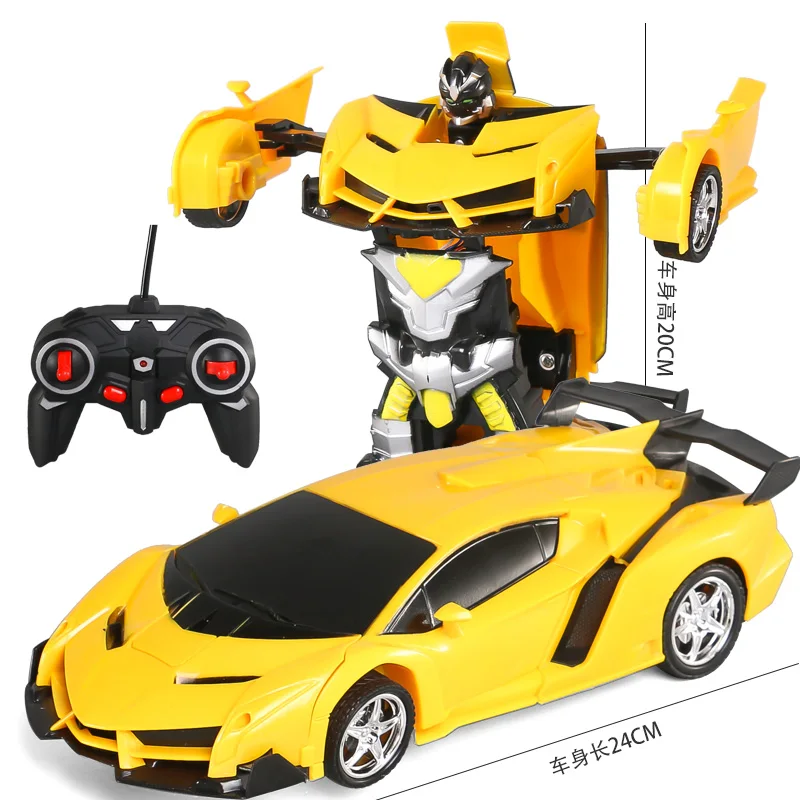 

Rc Transformer 2 In 1 Rc Car Driving Sports Cars Drive Transformation Robots Models Gesture Remote Control Car Rc Fighting Gifts