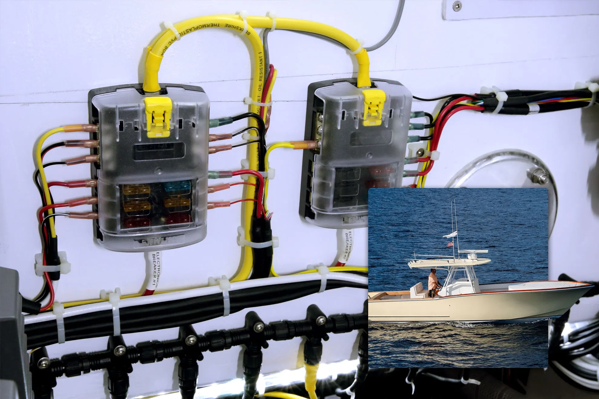 Iztoss 6P модульная коробка предохранителей(винтовой тип) для яхты Dinghy Replaccement Запчасти Аксессуары