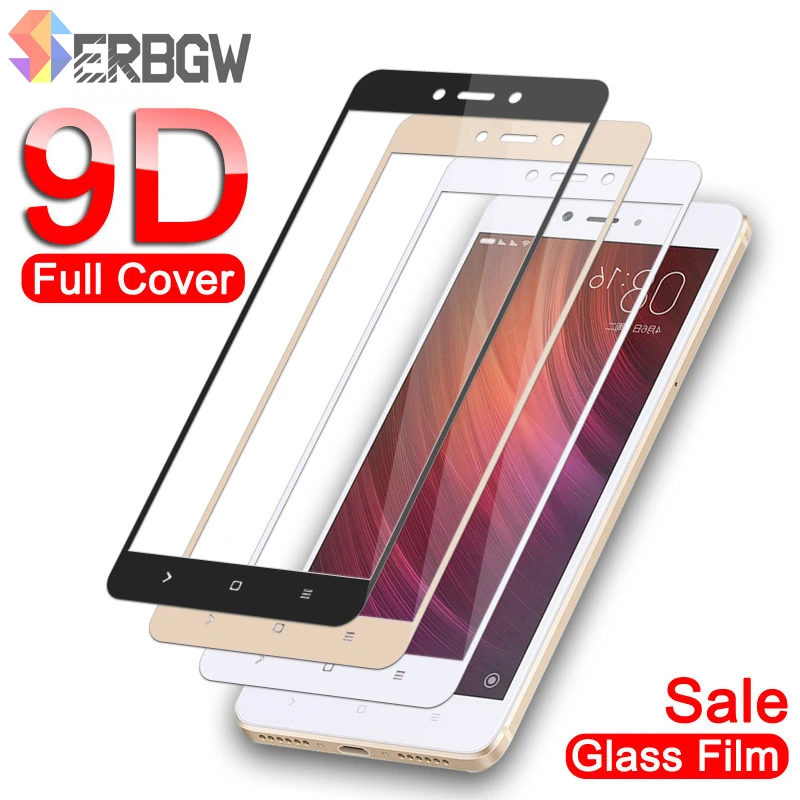 9D Tempered Glass On For Xiaomi Redmi 5 Plus S2 4X 5A Go Screen Protector For Redmi Note 4 4X 5 5A Pro Protective Glas Film Case iphone screen protector