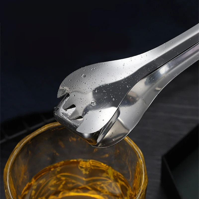 Non-Slip Stainless Steel Food Tongs Meat Salad Bread Serving Clip Dessert Cake Clamp Cooking Utensils