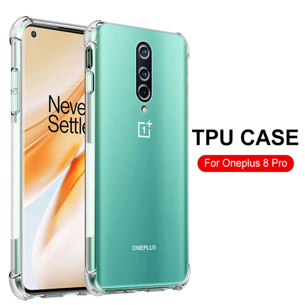 Противоударный прозрачный чехол с подушкой безопасности для Oneplus 8 One Plus Pro 7T
