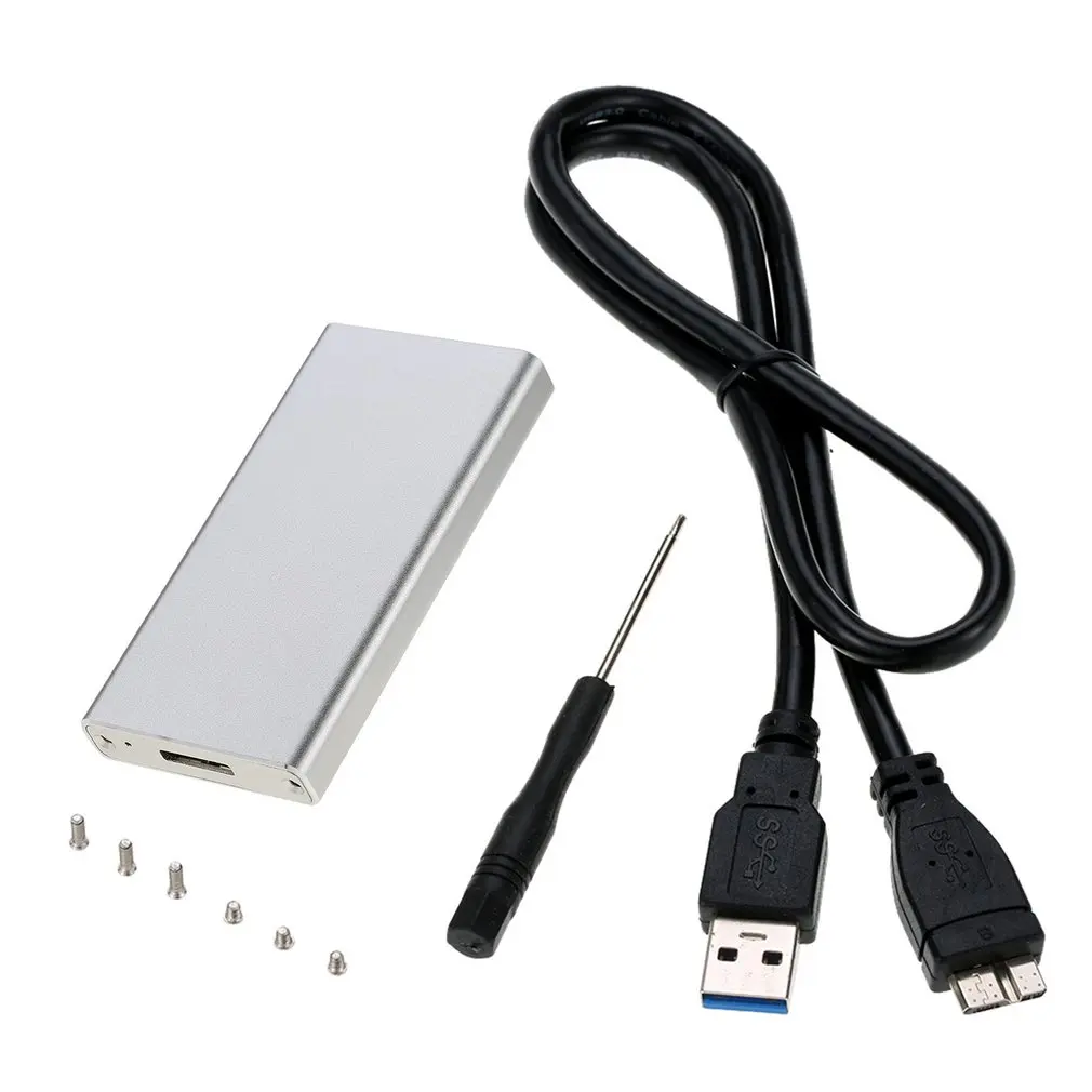 23M10-RTK Msata SSD твердотельный накопитель, предназначенный для всех алюминиевых сплавов 6G высокоскоростной USB3.0 мобильный жесткий диск коробка