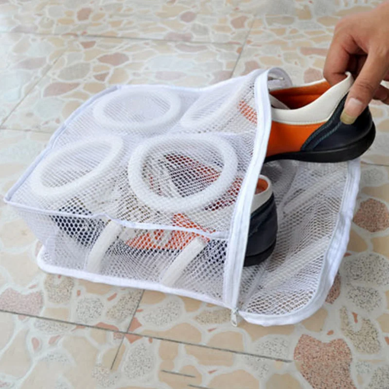 Laundry Bags 1PC Portable Organizer Storage Bag Dry Shoe Organizer Hot Sale Washing Bags New Arrival Mesh Shoes Bags