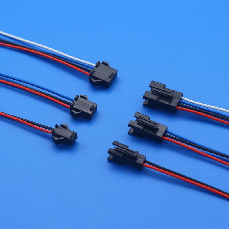 5 пар 22 AWG JST SM штекер и гнездо разъем 2 54 SM2P EL провод кабель Шнур адаптер с
