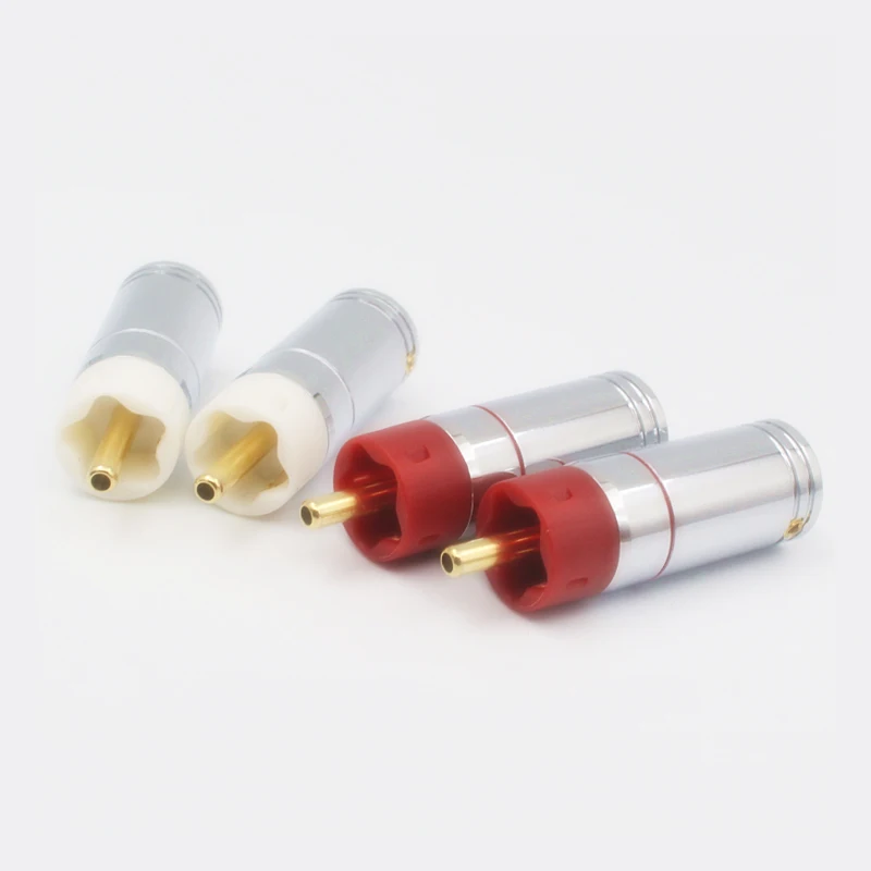 YIVO XSSH Высокое качество Hifi позолоченный Мужской Аудио разъем RCA 4 шт