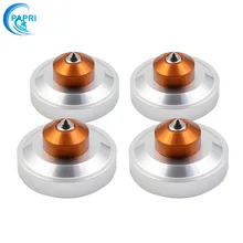 

PAPRI 4PCS 39*26MM Aluminum Alloy Cone Pad Isolation Base Feet Pads For AudioSpeaker DAC CD Player Computer Turntable Cabinet
