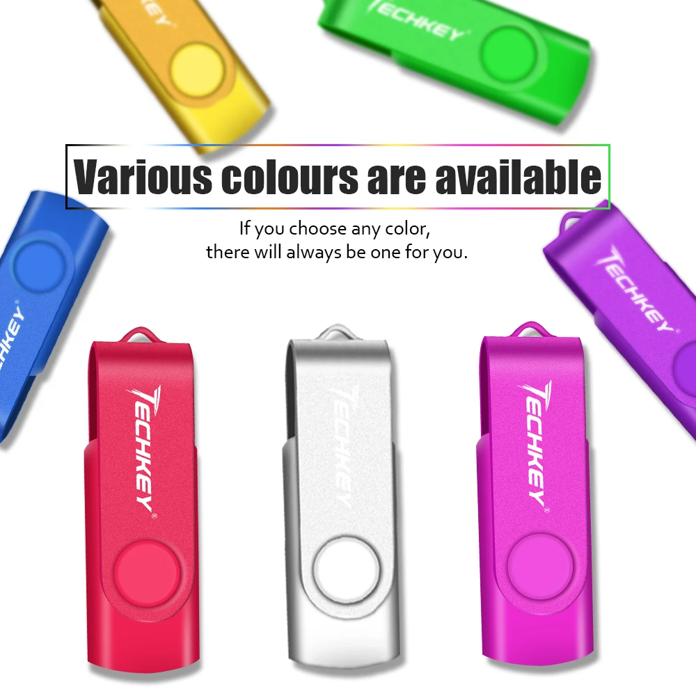 Usb флеш-накопитель 32 ГБ флешка Techkey 4 ГБ 8 ГБ 16 ГБ флэш-накопитель usb usb-ключ реальная емкость usb 2,0 u-диск для ПК