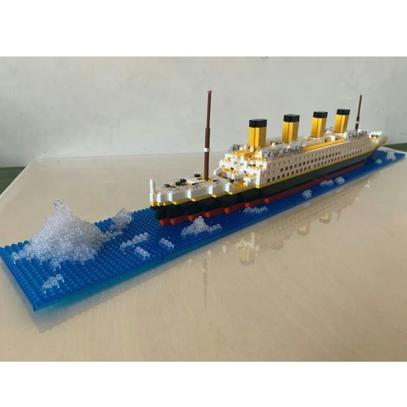 Корабль из фильма Титаник модель кораблекрушения Iceverg DIY 1860 шт Мини Алмазные
