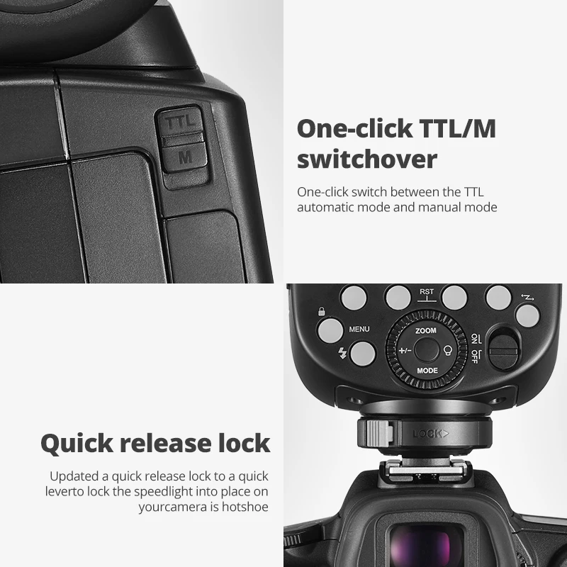 Godox V860III V860III-C V860III-N V860III-S Speedlite Camera Flash TTL HSS Flash for Canon Sony Nikon Fuji Olympus Pentax Camera 5