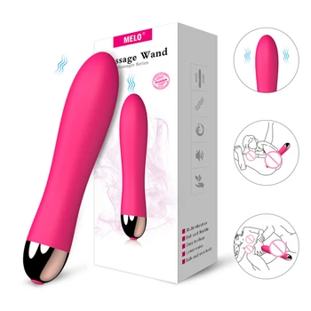 

12 Speeds Magic Wand Massager Cordless Powerful and Handheld - USB Rechargeable Vibrating Massage Tools for Back and Neck Relief