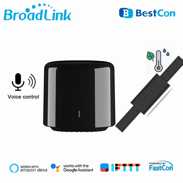 Broadlink Bestcon RM4C Mini Wifi Hồng Ngoại Điều Khiển Từ Xa Tự Động Hóa Các Mô Đun HTS2 Thông Minh Độ Ẩm Nhiệt Độ Alexa Tương Thích