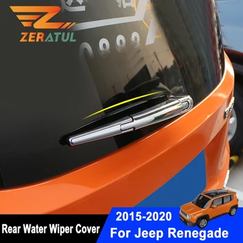 

3Pcs/Set ABS Chrome Rear Water Wiper Protection Cover For Jeep Renegade 2015 - 2020 Parts Wiper Windshield Blade Trim Sticker