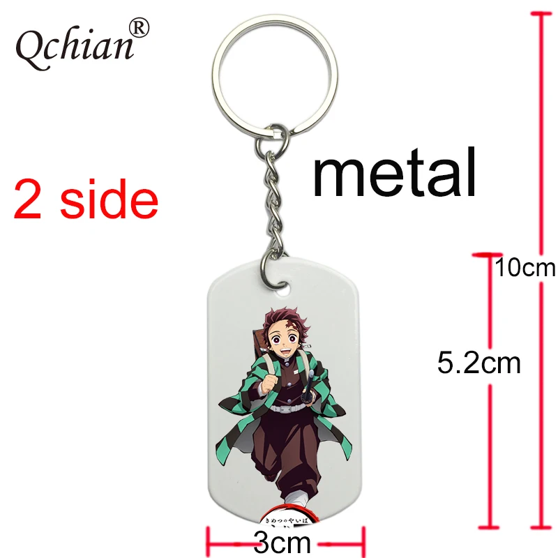 Аниме Demon Slayer серьги ожерелье брелок косплей реквизит Kimetsu no Yaiba Tanjirou Kamado мультфильм Поклонники аксессуары ювелирные изделия подарок - Цвет: 98-KD64